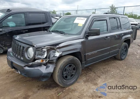 2016 Jeep Patriot Sport from USA, damaged, VIN 1C4NJPBA1GD706141